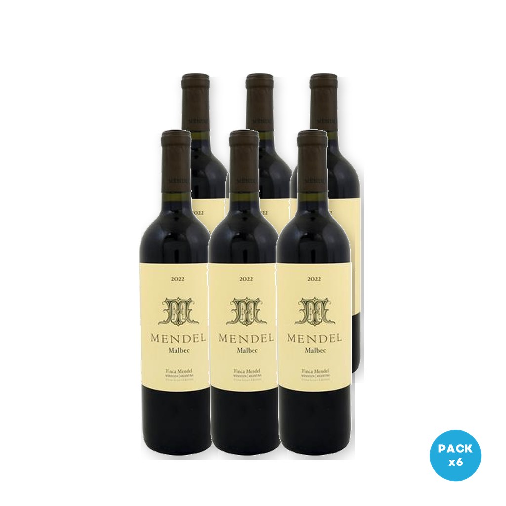 Mendel - Vino Malbec 750ml - 6 unidades