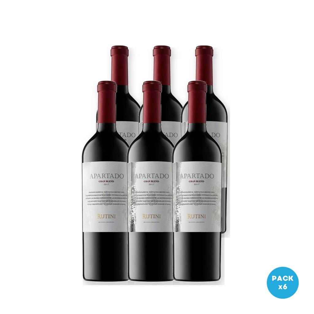 Rutini - Vino Tinto Apartado Gran Blend 750ml - 6 unidades