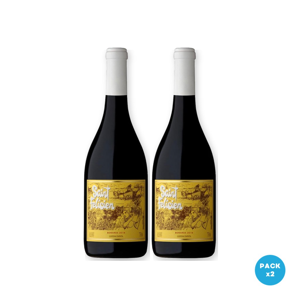 Saint Felicien – Vino Bonarda 750ml – 2 unidades Saint Felicien - Vino Bonarda 750ml - 2 unidades