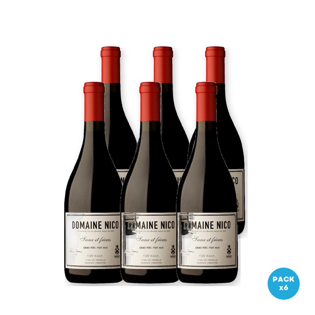 Domaine Nico - Vino Pinot Noir Grand Pere 750ml - 6 unidades