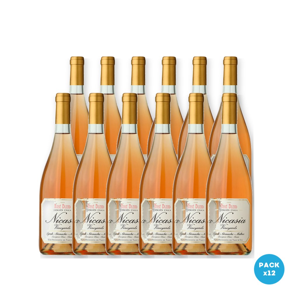 Nicasia – Vino Rose Blend 750ml – 12 unidades Nicasia - Vino Rose Blend 750ml - 12 unidades