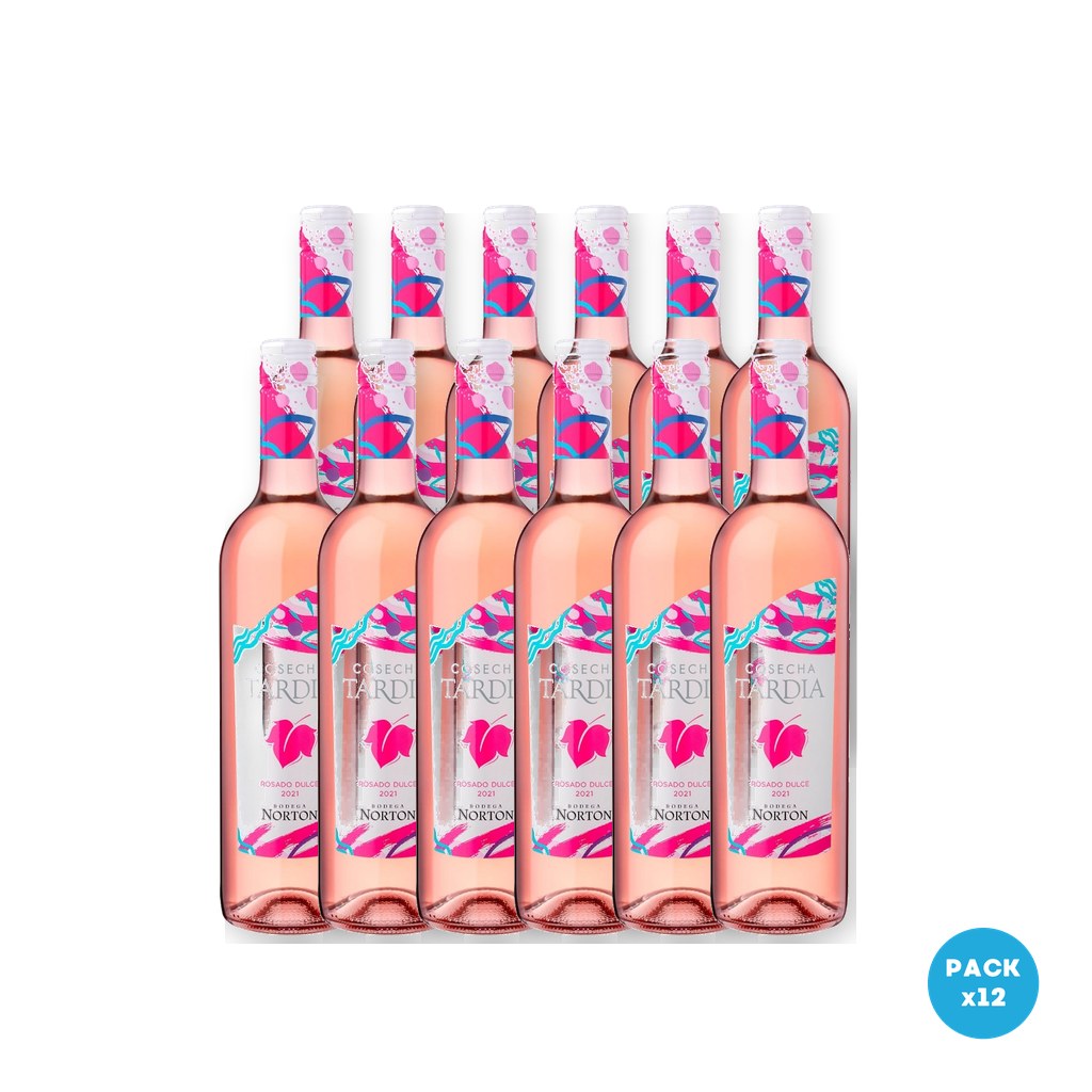 Norton – Vino Rosado Cosecha Tardia 750ml – 12 unidades Norton - Vino Rosado Cosecha Tardia 750ml - 12 unidades