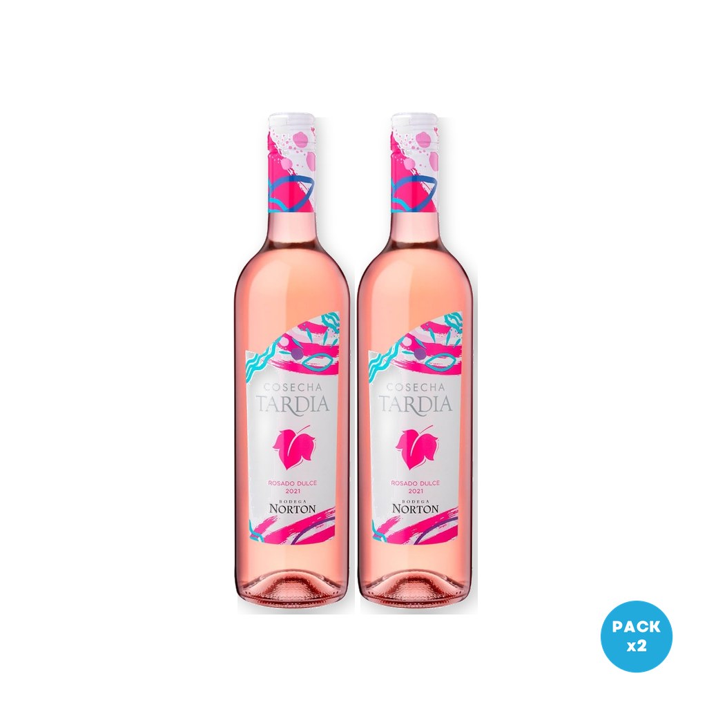 Norton – Vino Rosado Cosecha Tardia 750ml – 2 unidades Norton - Vino Rosado Cosecha Tardia 750ml - 2 unidades
