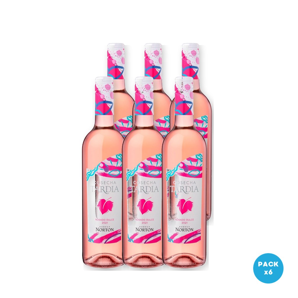 Norton - Vino Rosado Cosecha Tardia 750ml - 6 unidades